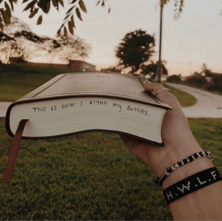 This is how I fight my battles